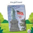 Search for american flag golf towels Statue of liberty
