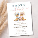 Search for bow gender reveal invitations Coquette