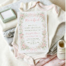 Search for rose baby shower invitations Baby in bloom
