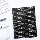 Search for black and white notebooks Modern
