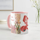 Search for red coral mugs Birthday