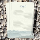 Search for lined writing paper Monogrammed
