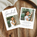 Search for college graduation announcement cards Trendy script