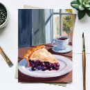 Recherche de myrtille cartes postales Aquarelle
