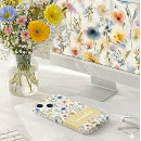 Search for pink wildflower iphone cases Watercolor