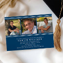 Search for navy blue graduation invitations Simple