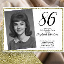 Search for 86th birthday invitations For her