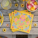 Recherche de jaune bleu serviettes Méditerranéen