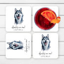 Search for huskies barware Siberian husky