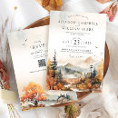 Search for mountain scene invitations Rustic