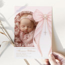 Recherche de rose fille baptême invitations Coquette