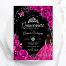 Search for fuchsia invitations Mis quince anos