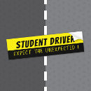 Search for black yellow bumper stickers Warning