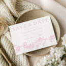 Search for pink floral save the dates Blush