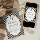 Search for black and white stripe graduation invitations Trendy