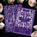 Search for purple and silver wedding invitations Flowers