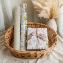 Recherche de cigogne papier cadeau Pastel