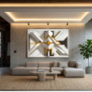 Search for white and gold deco art Geometric