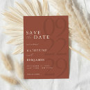 Search for terracotta wedding save the dates Modern