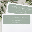 Search for chic return address labels Sage green