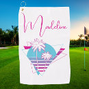 Search for palm tree golf towels Monogrammed