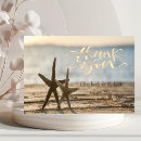 Search for beach sand thank you cards Sunset