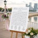 Search for game wedding invitations Black and white