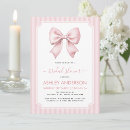 Search for stripe bridal shower invitations Coquette