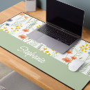 Recherche de chic bohème tapis souris Nom monogramme
