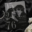 Recherche de de style ancien mariage invitations Noir et blanc