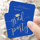 Search for blue mini invitations Graduate