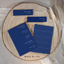 Search for modern wedding wedding place cards Navy blue