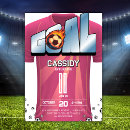 Search for soccer birthday invitations Pink