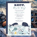 Search for ahoy invitations Under the sea