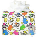 Search for pickleball wrapping paper Pink and green