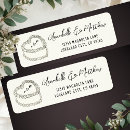 Search for rehearsal dinner return address labels Couple