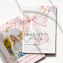 Search for wildflower graduation invitations Modern
