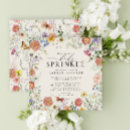 Search for floral baby sprinkle invitations Nature