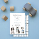 Search for black white dog invitations Animals
