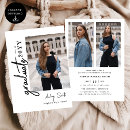 Search for 3 photo graduation invitations Modern
