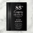 Search for black and grey invitations Stripes