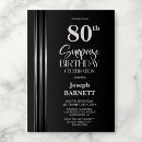 Search for black and grey invitations Stripes
