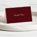 Search for burgundy table cards Old money