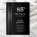 Search for eighty five years old invitations Modern