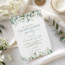 Search for eucalyptus graduation invitations Sage green