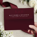 Search for burgundy wedding envelopes Elegant