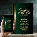 Search for green black stripe invitations Modern