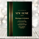 Search for gold housewarming party invitations Black