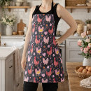 Search for red rooster aprons Vintage