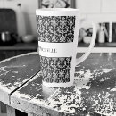Recherche de motif de damassé tasses Noir